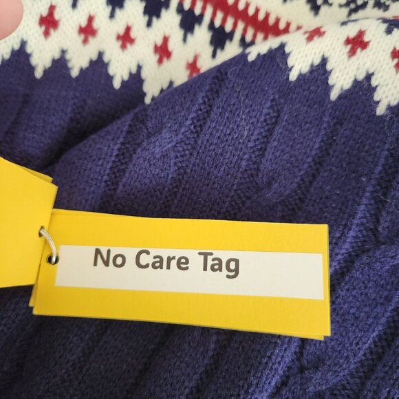 VTG‎ Christopher Rand Men's XL Acrylic Knit Ski Sweater Fairy Isle Birds Eye - Picture 13 of 16